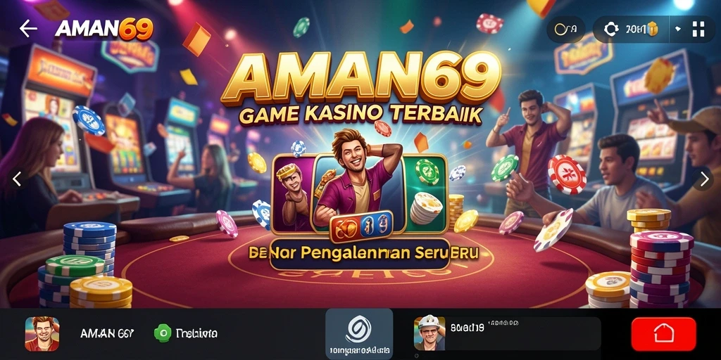 Tampilan screenshot AMAN69 menampilkan gameplay Kasino yang seru dan dinamis.