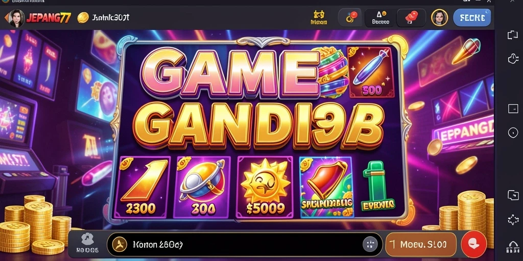 Tampilan menarik dari gameplay slot JEPANG77.