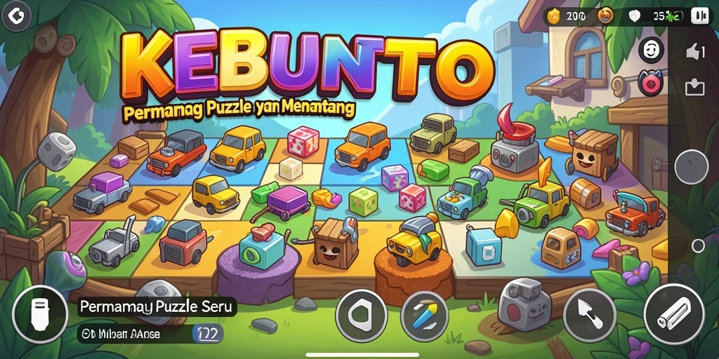 Tampilan gameplay KEBUNTOTO yang menantang dan seru.
