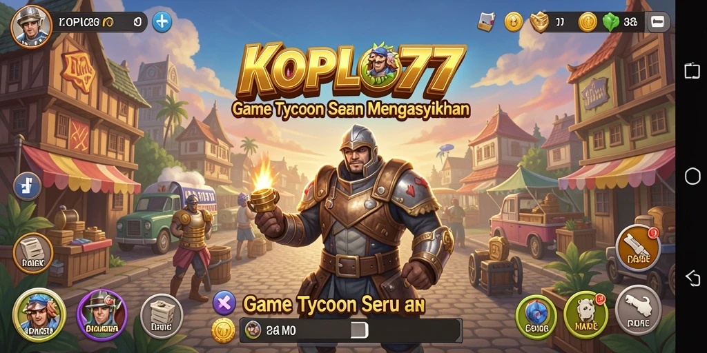 Tampilan gameplay yang seru dan menarik dari KOPLO77.