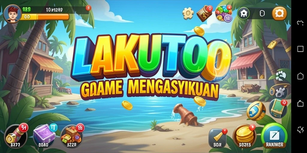 Tampilan gameplay menarik dari <strong>LAKUTOTO</strong>, menunjukkan aksi Idle yang menyenangkan.