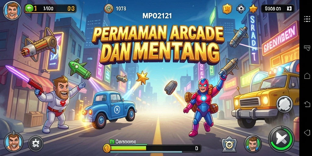 Tampilan gameplay seru MPO2121 yang menantang.