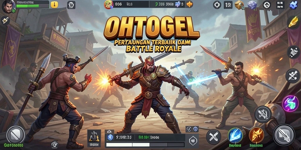 Gameplay menegangkan OHTOGEL dalam pertempuran Battle Royale.