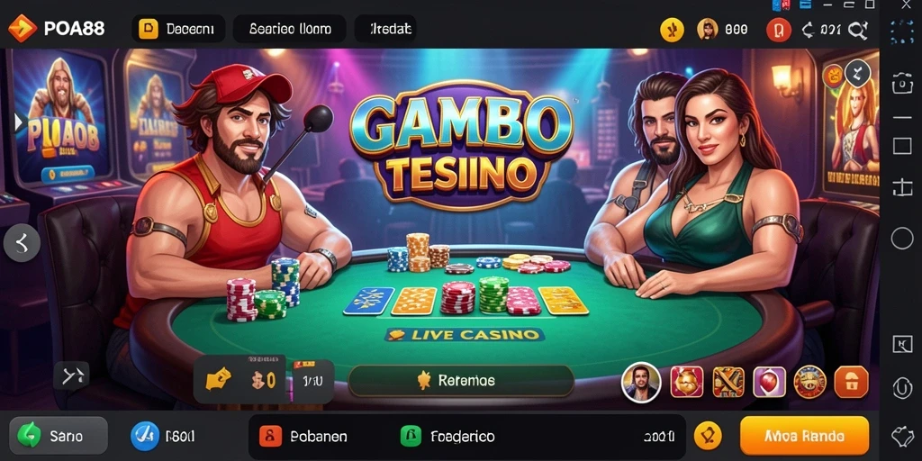 Tampilan gameplay mengesankan di POA88 Live Casino.