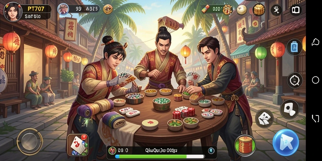 Screenshot gameplay QiuQiu yang seru dan interaktif