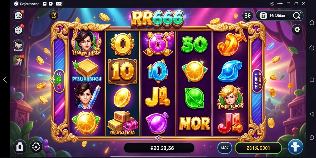 Tampilan menarik gameplay RR666 yang menghibur dan seru.