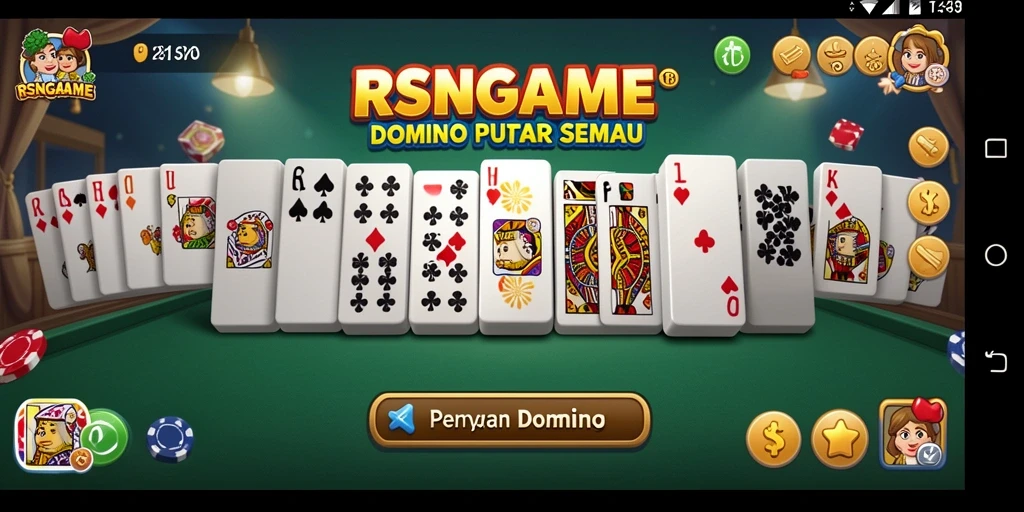 Tangkapan layar gameplay yang menampilkan aksi domino yang seru dan mendebarkan.