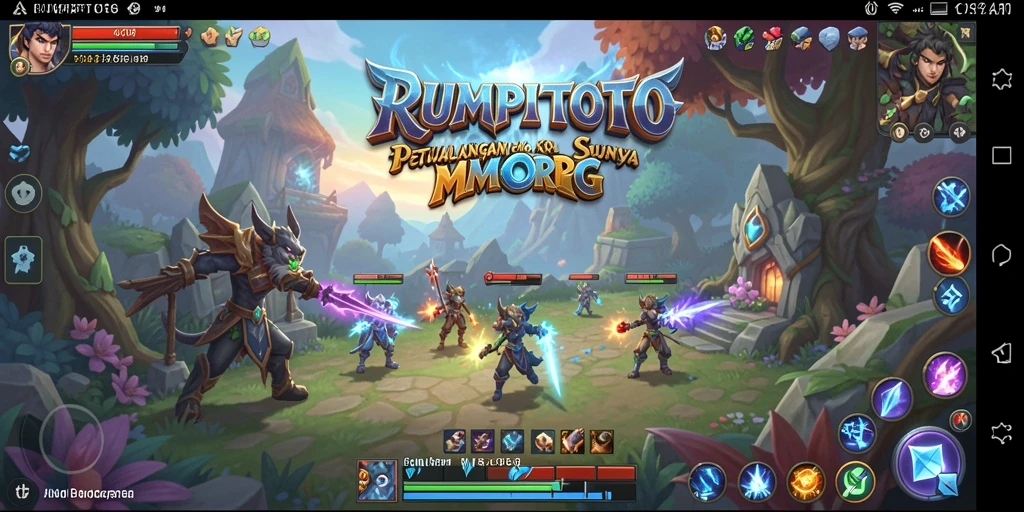 Tampilan gameplay RUMPITOTO yang menakjubkan dan mendebarkan.