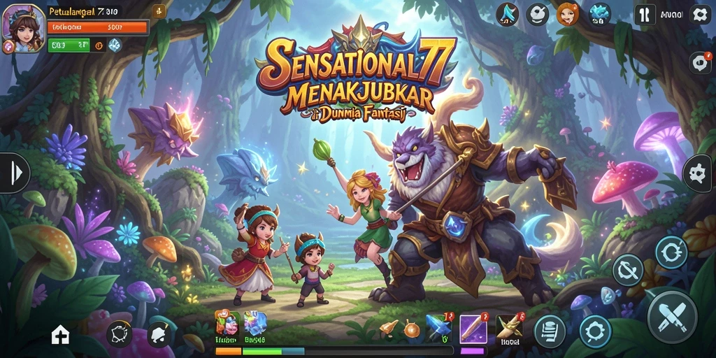Gambaran gameplay yang menantang dan menarik dalam SENSATIONAL77.